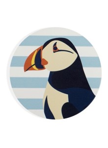 CST4RSPB10 Coasters Individual Ceramic - RSPB Head Puffin